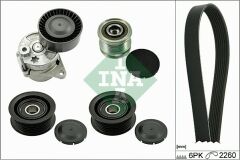 KANALLI KAYIS SETI 6PK2260. ALTERNATOR KASNAKLI. KUTUKLU MERCEDES W639 B906-INA-A6462000570-A0002020919-A2781500060