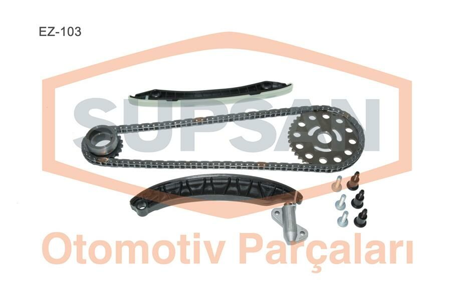 EKSANTRİK ZİNCİR KİTİ OPEL VIVARO II 06 RENAULT TRAFIC II 06 KOLEOS 08 LAGUNA III 08 15 QASHQAI 07 15 2.0 DCİ M9R-SUPSAN EZ-103-130C12127R-7701476597-130C11053R