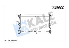 RADYATÖR DOBLO 1.9 JTD-1.3MTJ MEK AC KLİMASIZ 700x305x38 1 SIRA ALB SİSTEM -46807378-KALE 0137011AB-55174187-51779233-51861635