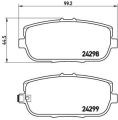ARKA BALATA MAZDA MX5 05-14-VALEO-NFY72643Z-NFY72648Z-NFZ72643Z