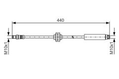 FREN HORTUMU ARKA FIAT DUCATO 06 CITRO N JUMPER II 06 PEUGEOT BOXER 06 440.00 MM-BOSCH 1987481484-51725096-4806G7-1617432680