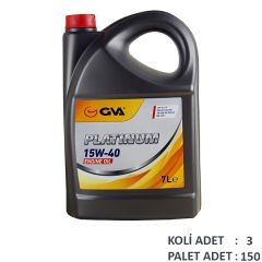 MOTOR YAĞI 15W40 7 LT PLATINUM MİNERAL API SL/CF-GVA 9920426-15W40