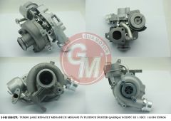 TURBOSARJ MERCEDES OM607 X156 W176 W246 C117 X117 . RENAULT MEGANE IV 15 TALISMAN 15 KADJAR 15 NISSAN QASHQAI II 13 1.5dCi K9K E5-E6-GUA-A6070900400-144116763R-144118807R