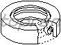 785 - 885 VİTES KOL KEÇESİ ASTRA F-G-H-CALIBRA-COMBO-COR.A-B-C-D-MERIVA-TIGRA-VECT.A-B-ZAF. A-B-TOPRAN-0732235-90182169