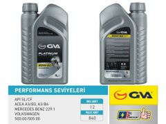 MOTOR YAĞI 20W50 1 LT PLATINUM MİNERAL API SL/CF-GVA 9920520-20W50
