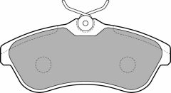 ÖN FREN BALATASI CITROEN C2 06 09 C3 03 10-DELPHI LP1715-4252.37-4253.72-1611334680