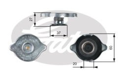 RADYATOR YEDEK SU DEPO KAPAGI MERCEDES W124 W201 W202 W210 W126 W140 W461 W463 W638-GATES-A1245000406