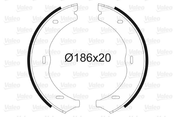 FREN BALATASI ARKA PARK FRENI MERCEDES VITO W639 W447-VALEO 564145-A6394200220