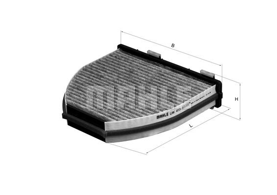 POLEN FILTRESI MERCEDES W204 W212 C218 X204 C190 C197 R231 KARBONLU-MAHLE LAK413-A2128300318