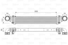 TURBOSARJ RADYATORU MERCEDES E-CLASS W211 S211-VALEO 818337-A2115001002