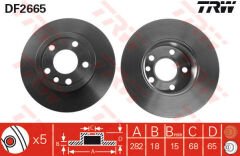 ÖN FREN AYNASI VW TRANSPORTER T4 1.8-1.9D-TD-TDI-2.0-2.4D-2.5TDI 90-97 15 JANT-TRW-701615301E