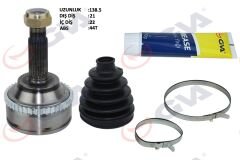AKS KAFASI DIŞ ÖN MEGANE I 1.4/1.6 96-03 ABS Lİ 44DİŞ 21x22x51.5 139.5mm-GVA 4411002K-7701352471