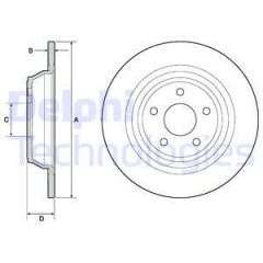 ARKA DISK AYNA YENI KASA MONDEO V 14-DELPHI BG4703C-DG9C2A315BC-5202204