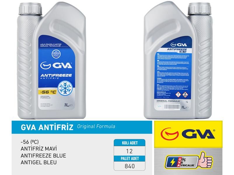 ANTİFRİZ 1 LT -56 C MAVİ Koli 12 Ad-GVA 9930231