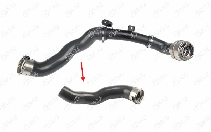 TURBO HORTUMU PLASTİK BORU HARİÇ OK İLE GÖSTERİLEN BÜYÜK HORTUM DACIA DOKKER MPV KE 1.3 TCe 130 KENE 19-IBRAS 11017-144607725R