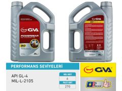 ŞANZIMAN YAĞI 90W API GL-4 3 LT-GVA 9920820