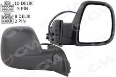 DIŞ DİKİZ AYNASI FIAT YENİ DOBLO COMBİ- CARG0 ELEKTRİKLİ DESENLİ REZİSTANSLI SAĞ 23--GVA 1029102