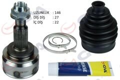 AKS KAFASI DIŞ ÖN KANGOO 3 1.5 DCİ 08- 27x22x56.7 146mm-GVA 4416000K-8200687740-8200687739