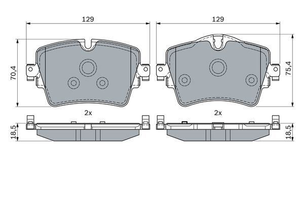 FREN BALATASI ON BMW F40 F45 F46 F48 F39 G30 G20 G01 G02 Z4 G29 MINI F60 F54-BOSCH-34106898307-34106882418-34116890553