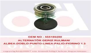ŞARJ DİNAMO ALTERNATÖR KASNAĞI ASTRA H-CORSA C-D-COMBOC-D-MERIVA-TIGRA-DOBLO-FIORINO-PUNTO-PALIO- 1.0-1.2-1.4-1.3 CDTI-INA 535015110-93192215-77364723-6204229-6204286