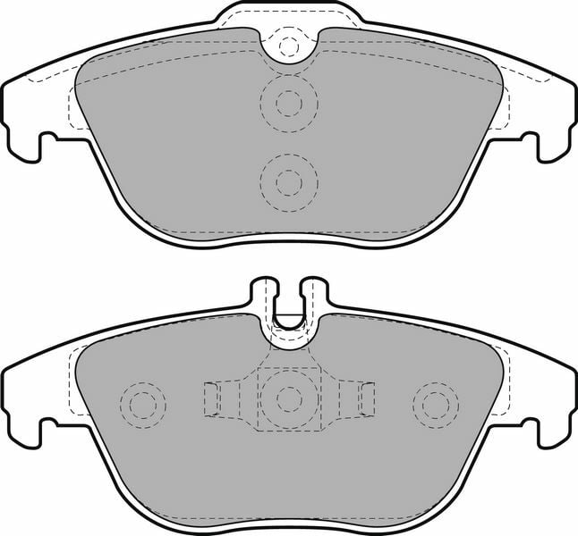 FREN BALATASI ARKA MERCEDES W204 S204 X204 C207 A207-DELPHI LP2029-A0004200205