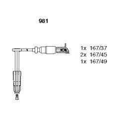 ATESLEME KABLOSU SETI MERCEDES M111 C-CLASS W202 S202-BREMI 981-0300891450