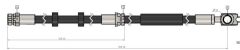 FREN HORTUMU ön RAPID Spaceback NH1 NH3 12-..-CAVO C900897A-6R0611701A-6R0611701B-6R0611701F