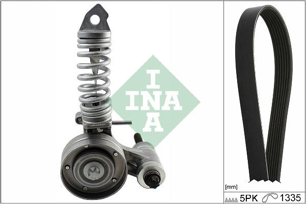 ALTERNATÖR GERGİ KİTİ 5PK1335 KAYIŞ ASTRA J CORSA C CORSA D 1.2-1.4 K015PK1355 1340017-55562422-55562423-INA 529029510-1340671-6340553-1340551-1340550