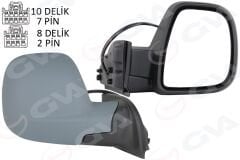 DIŞ DİKİZ AYNASI FIAT YENİ DOBLO COMBİ- CARG0 ELEKTRİKLİ ASTARLI REZİSTANSLI OTOMATİK AÇMA KAPAMA SAĞ 23--GVA 1029108