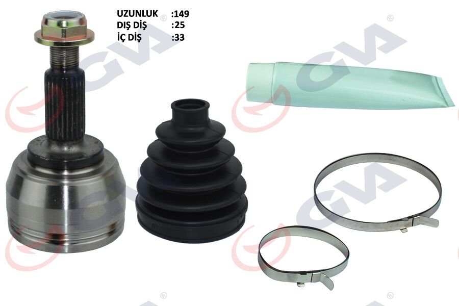 AKS KAFASI DIŞ ÖN RENAULT FLUENCE 09- MEGANE IV 1.5 DCİ 6 VİTES 25x33x52.7 148mm-GVA 4411430K-8200930507-391001162R-391015061R