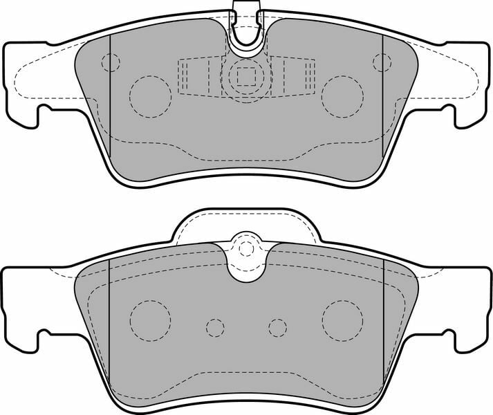 FREN BALATASI ARKA MERCEDES W164 X164 W251 W463-DELPHI LP2124-A0044205220