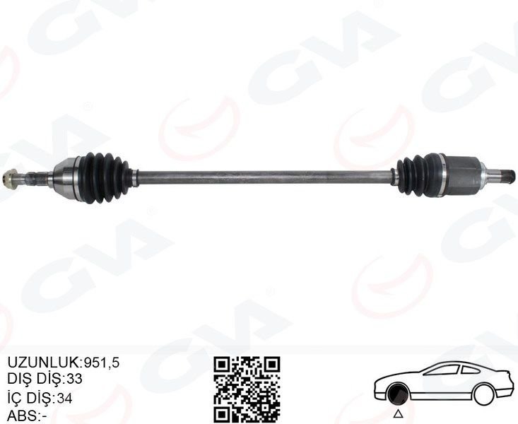 KOMPLE AKS ÖN SAĞ OPEL ASTRA J 1.4 T-1.6i A-T 09-16-GVA 4491218-13250828-374415-13335132