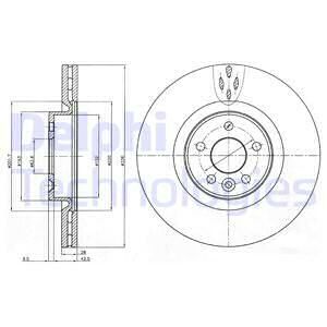 ON FREN DISK AYNASI HAVALI VOLVO S60 II 10 15 S80 II 06 V60 I 11 15 V70 III 07 15 XC70 II 09 15 336cm CAP-DELPHI BG9077C-30769057-30736313
