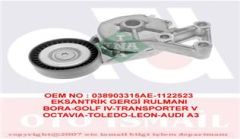 ALTERNATÖR GERGİ RULMANI KÜTÜKLÜ TRANSPORTER T5-GOLF4-BORA-SHARAN 1.9 TDI AXB-AUY-ALH-INA-038903315AE-038903315F