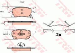 ÖN FREN BALATASI ASTRA K 16 15 inc 155.2x58.9x19.8-TRW GDB2138-95526566-13478300-39103797