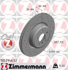 FREN DISKI ARKA BMW G20 G30 G22 G32 G11 G12 G15 G16 G01 G01 G02 G05 G06 G07 Z4 iX I20 DELIKLI-ZIMMERMANN 150.2946.52-34216860925