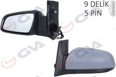 DIŞ DİKİZ AYNASI SOL ZAFIRA B 05 ELEKTRİKLİ ISITMALI ASTARLI ASFERİK 5 FİŞ VM-6169EHPAL-GVA 1090936-6428225