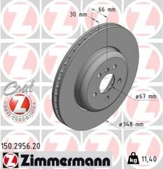 FREN DISKI ON BMW G30 F90 G31 G32 G11 G12-ZIMMERMANN 150.2956.20-34116860909