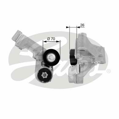 ALTERNATÖR GERGİ RULMANI KÜTÜKLÜ CONNECT 02 14 FOCUS I 98 04 1.8 TDCİ-GATES T38444-1S4Q6A228AF-1069359-1073485-1079155