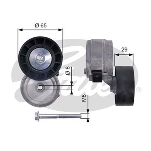 ALTERNATÖR GERGİ RULMANI KÜTÜKLÜ BRAVA-BRAVO I-II-MAREA-PALIO-PUNTO 1.9D-1.9JTD-GATES T38364-55180011-46546374-71747798
