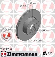 FREN DISKI ON BMW G20 G22-ZIMMERMANN 150.2965.20-34106890789-34106877212