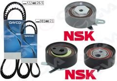TRİGER SETİ 122x26.5 -077x21 T4 2.5TDI - LT35 2.5TDI ACV-ANJ-AVR K015323XS TRİGER POMPA SETİ-GVA 59T7570D-074198119-074198119H-074198119Q