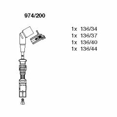 BUJİ KABLOSU TAKIM E46 M43-BREMI-12121709206-12121709207-12121709208
