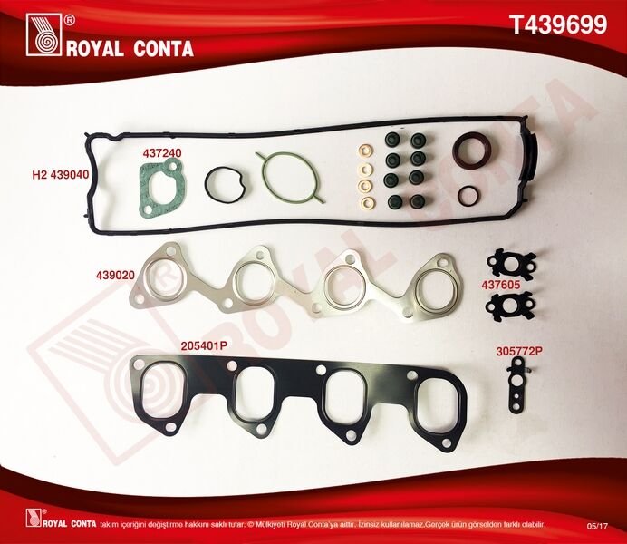 MOTOR UST TAKIM CONTA SKT KEÇELİ S.LASTİKLİ S.LASTİKLİ CONNECT 1.8 TDCI 02 14 FOCUS I 98 04 1.8 TD-ROYAL T439699-2M5Q6008AAT-T146629