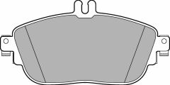 FREN BALATASI ON MERCEDES W176 W246 C117 X117 X156-DELPHI LP2441-A0004209104
