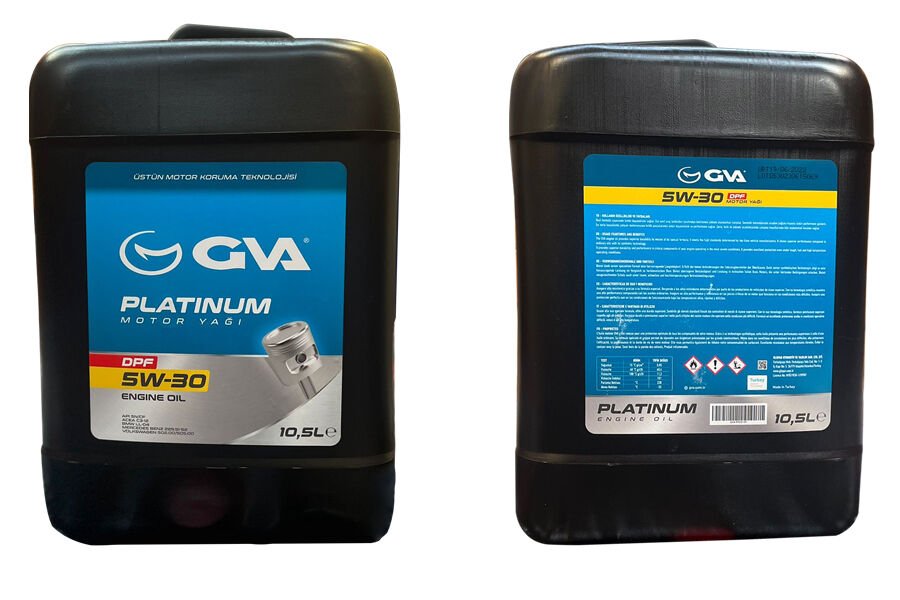 MOTOR YAĞI 5W30 10.5 LT PLATINUM PARTİKÜLLÜ-DPF TAM SENTETİK API SN/CF-GVA 9920159-5W30