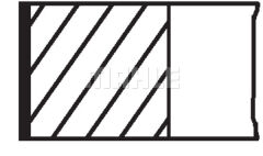 SEGMAN SET 85mm BMW N51 N52 N53 E60 E87 E90 E92 E93 F10 E70 E84 E63 E64 E65 F01 E83 E84 F25 Z4-MAHLE 08325N0-11257559434