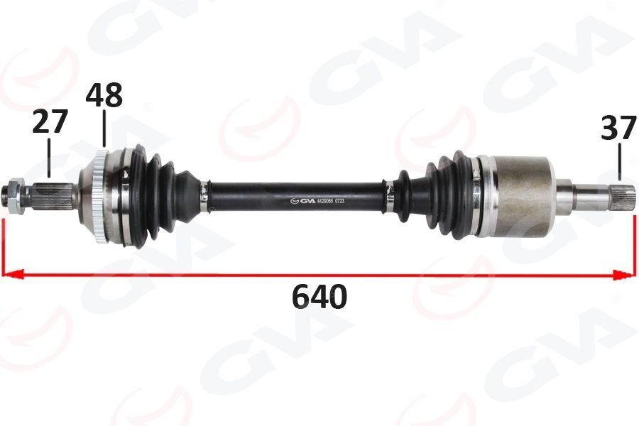 KOMPLE AKS SOL ON FIAT SCUDO 220P 1.9 TD 96-06 ABSLI-GVA 4429065-9617408188-9617408180-9626083780