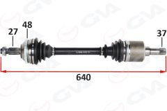 KOMPLE AKS SOL ON FIAT SCUDO 220P 1.9 TD 96-06 ABSLI-GVA 4429065-9617408188-9617408180-9626083780