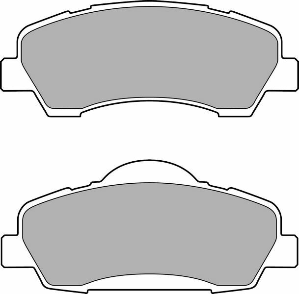 ÖN FREN BALATASI PEUGEOT P301 12 P308 13 CITROEN C-ELYSEE 12 C4 14 266mm-DELPHI LP2485-1608691380-1610699280
